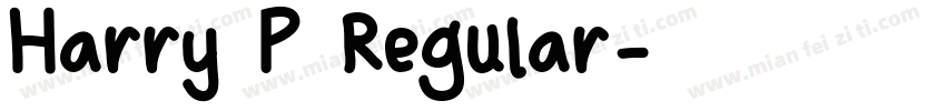 Harry P Regular字体转换
